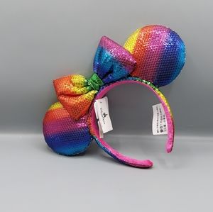 New Disney Parks rainbow Minnie Ears